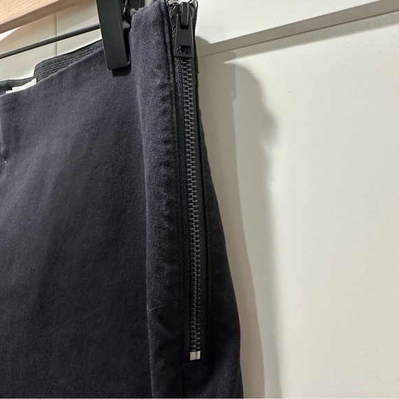 Everlane The Side-Zip Stretch Cotton Pant Black Size 10 - Picture 6 of 8